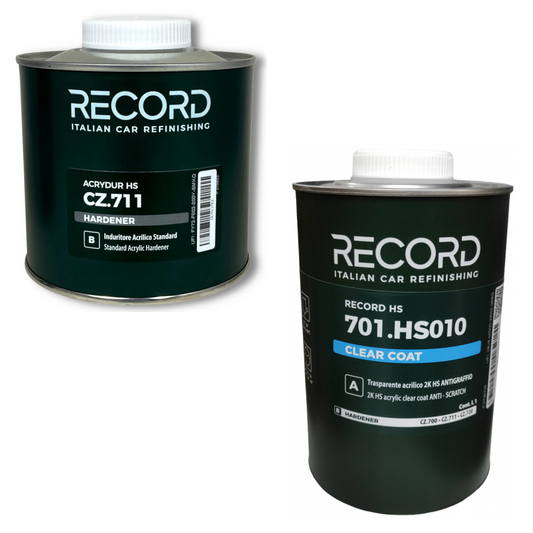 KIT Record Acrydur HS CZ.711 Hardener + 701.HS010 Clear Coat