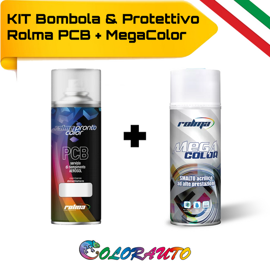 KIT Bombola & Protettivo Rolma PCB + MegaColor